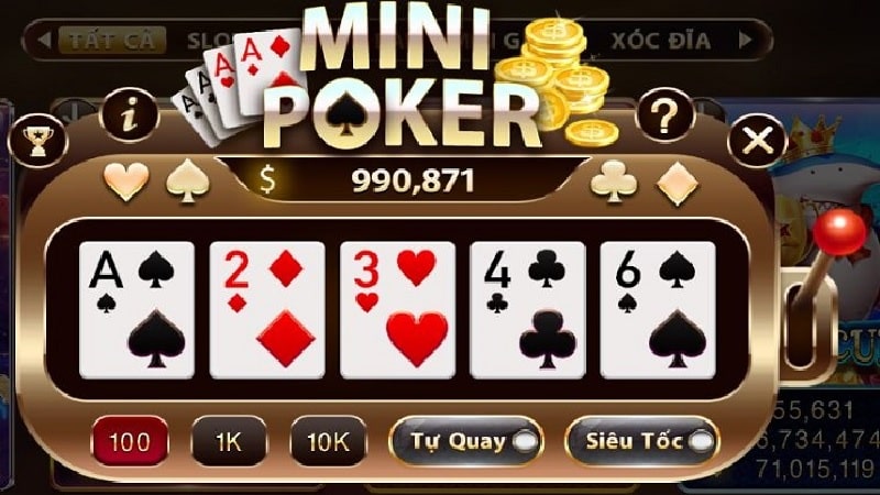 Mini Poker có trong 12bet