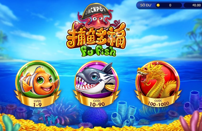 Mo ta ve tro choi Fu Fish Jackpot 12Bet