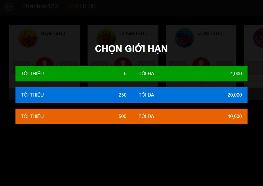 Gioi thieu ve tro choi Fast 3 12Bet